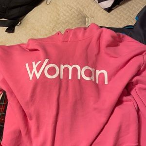 Corp top and it’s pink and white